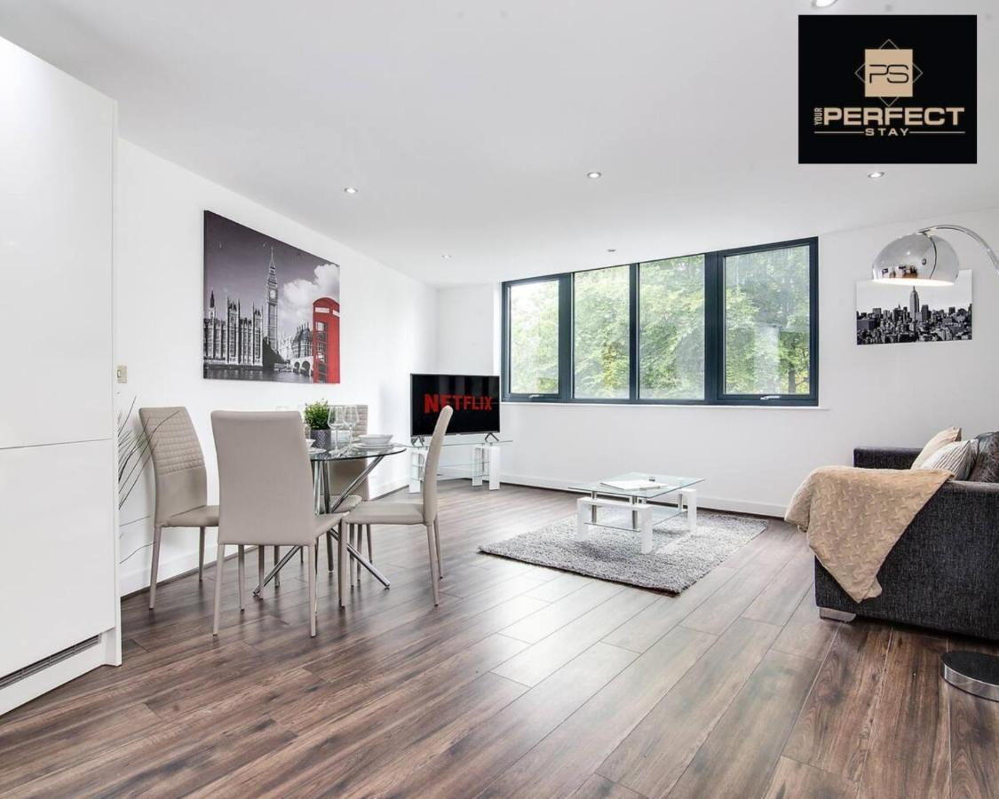 Luxe Modern Apartment By Your Perfect Stay Short Lets Birmingham Dış mekan fotoğraf