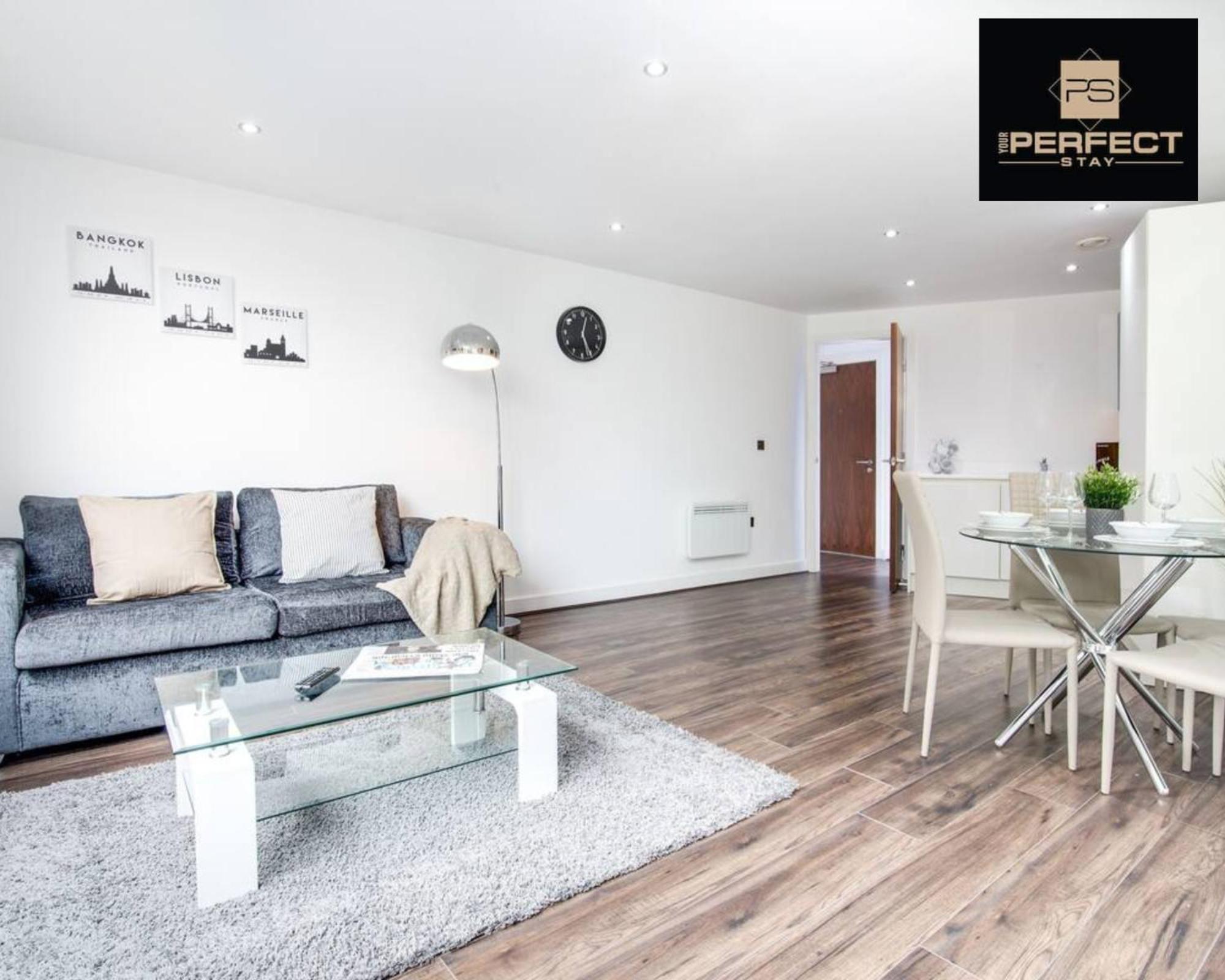 Luxe Modern Apartment By Your Perfect Stay Short Lets Birmingham Dış mekan fotoğraf
