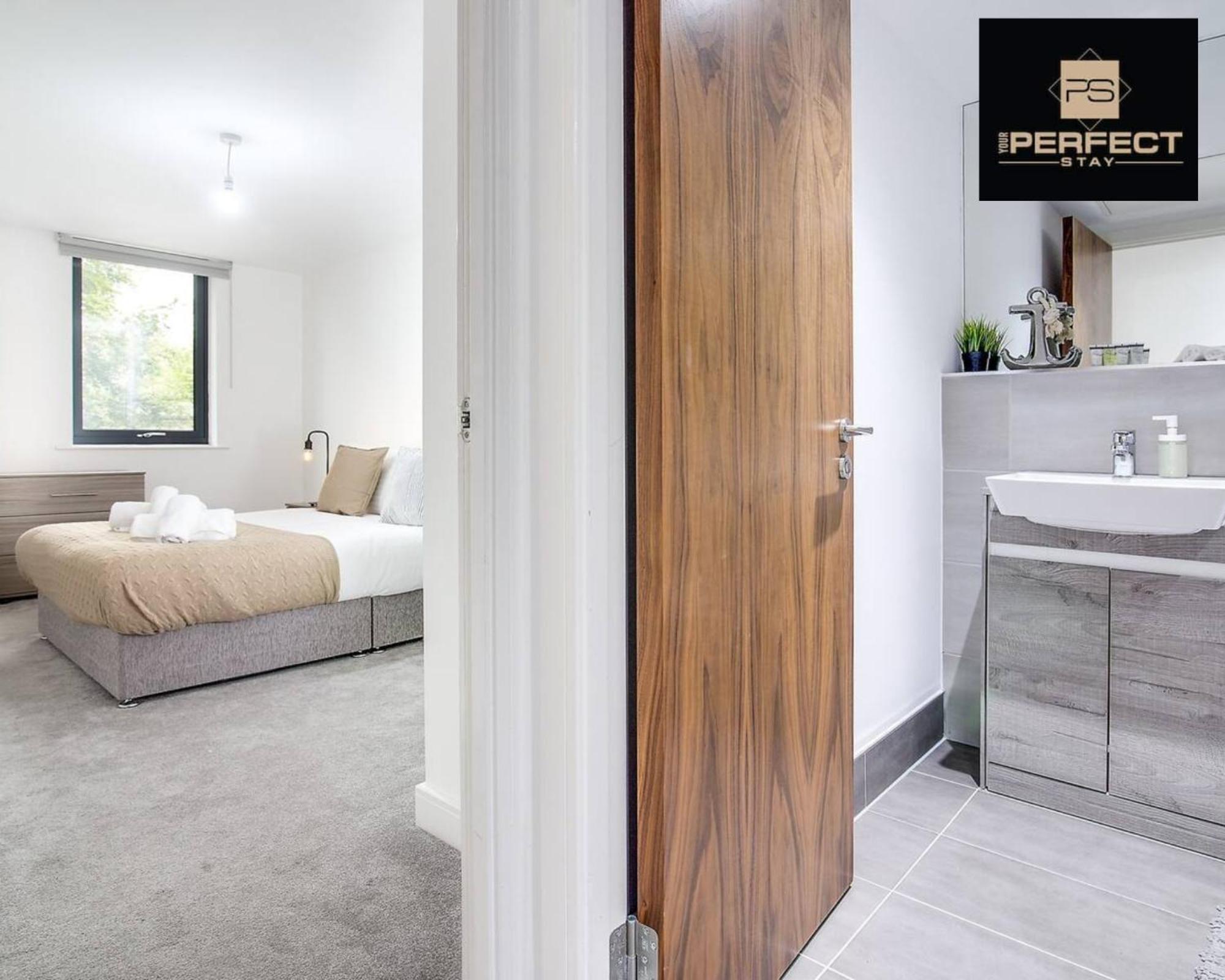 Luxe Modern Apartment By Your Perfect Stay Short Lets Birmingham Dış mekan fotoğraf