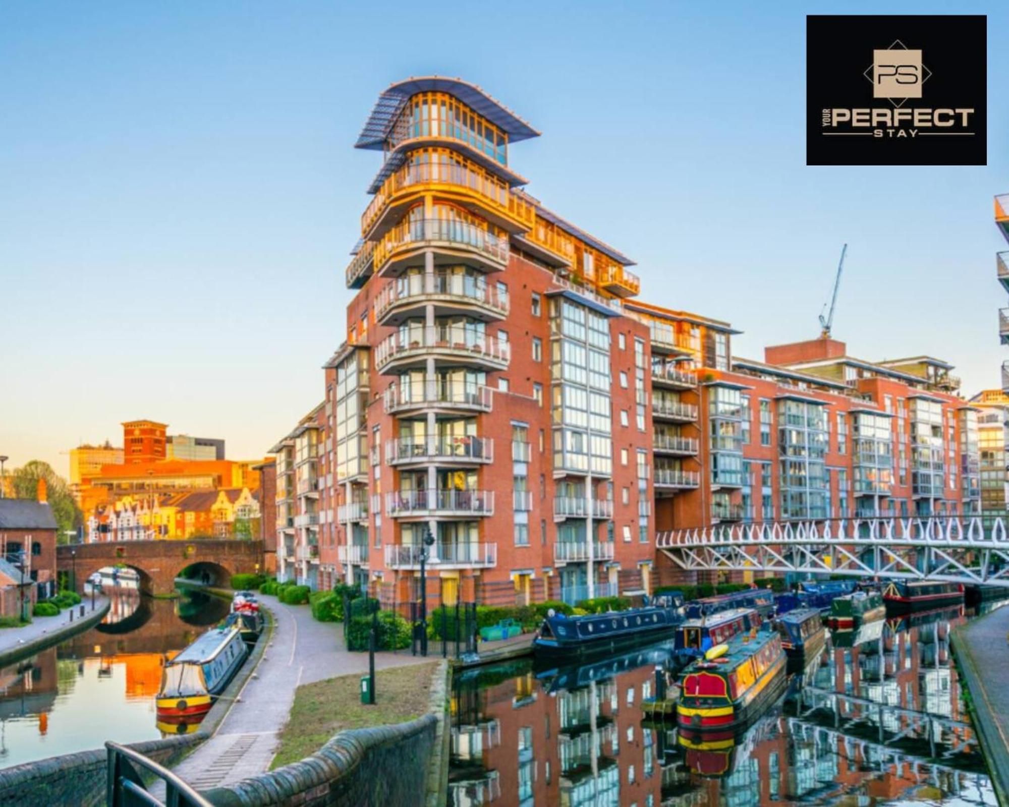 Luxe Modern Apartment By Your Perfect Stay Short Lets Birmingham Dış mekan fotoğraf